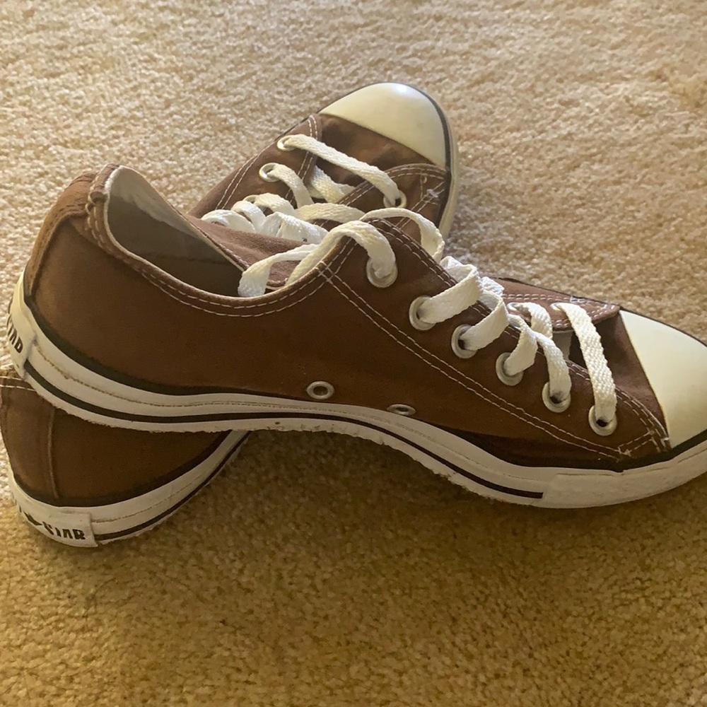 Brown Converse All Star Size 8 Women